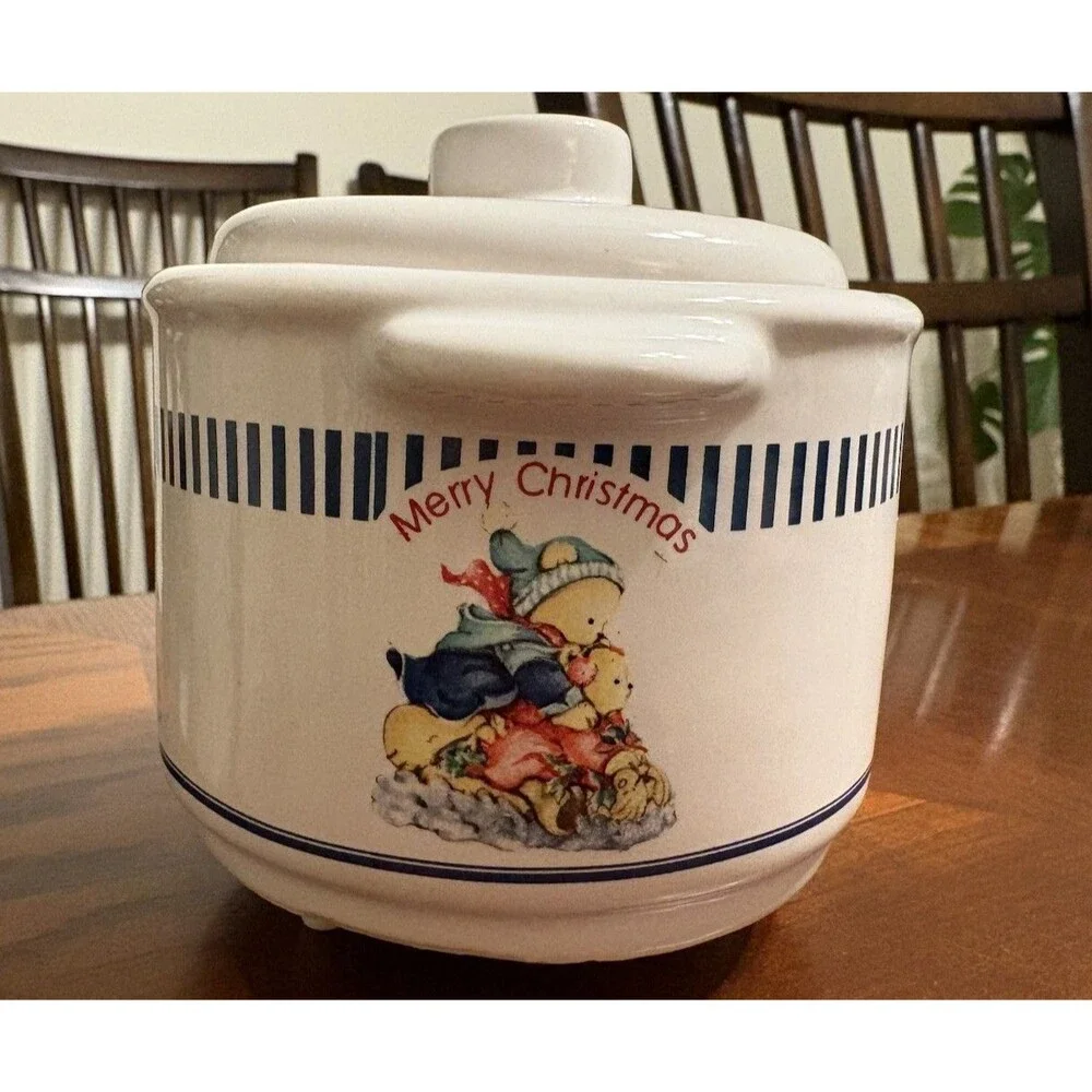 Anco Studio Electric Potpourri Pot The O’Bear Family Vintage Original Box 1997